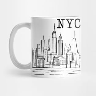 nyc doodle art 2024 pt3 Mug